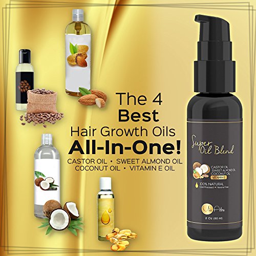 Pure Castor Oil Best Hair Growth Oil Blend For Eyelashes