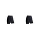thumbnail image 2 of Minnieouse Pantalones cortos de seguridad transpirables de cintura alta de doble capa para mujer pantalones cortos finos de seda de hielo de Color Negro 2piezas, 2 of 6