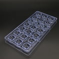 thumbnail image 4 of Bearachild Molde de chocolate Jooan, molde de decoración de postres de plástico transparente para hornear dulces de galletas y cupcakes Herramientas y accesorios para hornear No.09 Bearachild HA003626-09, 4 of 6