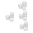 thumbnail image 1 of 4 Ensembles Joint Transparent Accessoire de Maison Réparation Joints Plats Vis Fixation Rondelles Petits Joints Remplaçables Vis Claires Accessoires de Poignée de Douche Joint d'Étanchéité Rondelle 50 Pcs*4, 1 of 9