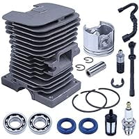 38 mm Cylinder & Piston Kit   Crankshaft   Fuel/Oil Line & Bearings for Stihl MS180 / MS170 / 018 / 017 Chainsaw – Full Engine Rebuild (Replace 1130‑020‑1208)