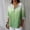Green, variant on HAOTAGS Shirts for Women Button Down Plus Size Black Business Casual Tops V Neck Long Sleeve Gradient Tops for Women