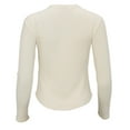 thumbnail image 2 of Boxercraft BW3103 Waffle Knit Baby Long Sleeve Tee-Natural-L, 2 of 2