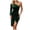 Green, variant on Lorytime Womens Bodycon Dress Mini Sheath Gown Tight One Shoulder Vintage Dresses Long Sleeve Solid Party Dress