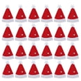thumbnail image 1 of FELTECHELECTR 24 mini sombreros navideños de moda para fiestas, envoltorios de piruletas, tapas para botellas de vino y dulces., 1 of 6