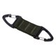 thumbnail image 1 of Mochila de nailon para senderismo al aire libre con mosquetón triangular de doble extremo ejercito verde, 1 of 7