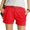 Red, variant on BLOCLOALO Casual Shorts Stretch Shorts Women's Fashion Shorts Short Chino Trousers Pleated Fake Pocket Pants Work Shorts Active Shorts Comfy Shorts Beige L