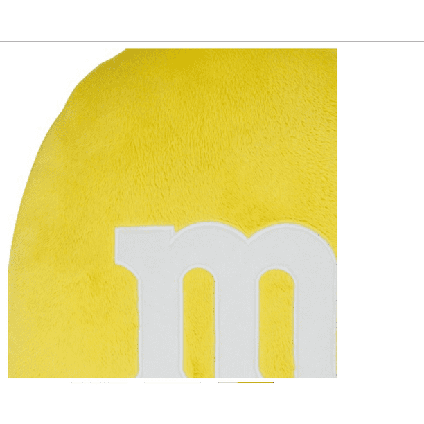 M M s World Yellow Pillow M New with Tags