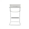 thumbnail image 3 of CRO Decor Stainless Steel Dining Chair Office Chair-White, 3 of 6