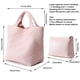 thumbnail image 3 of Bolso tejido para mujer, bolso de mano de cuero vegano, bolso grande de viaje de playa de verano y bolso de hombro retro hecho a mano, 3 of 5