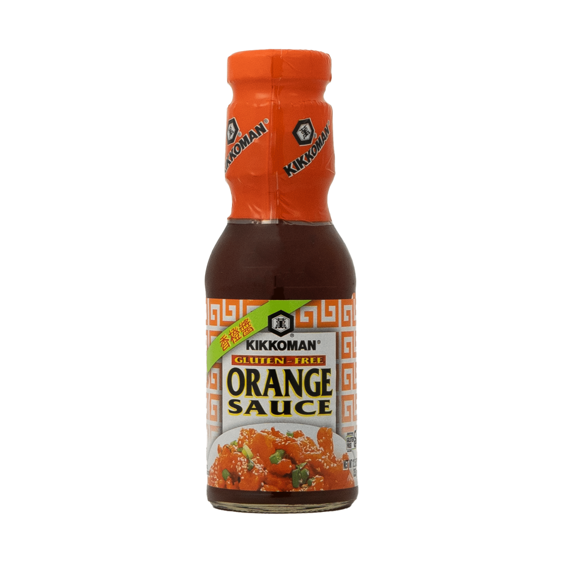 (3 pack) Kikkoman Gluten‑Free Orange Sauce, 12.5 oz Glass Bottle