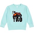 thumbnail image 2 of Inktastic 2nd Birthday Monster Truck Toddler Sweatshirt, 2 of 4