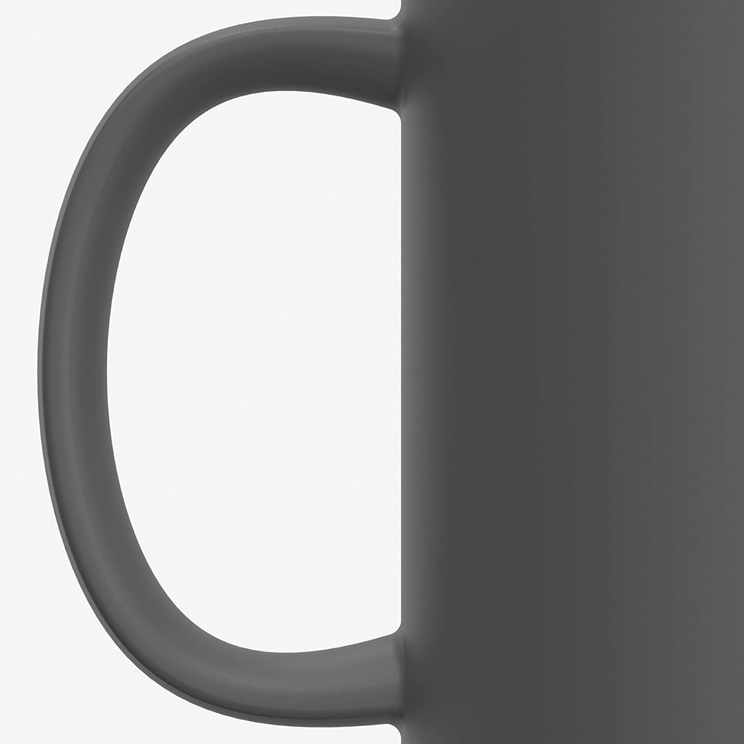 Ceramic 12-Oz. Mug with Cork Base (Gray), SM50GREYPT
