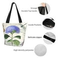 thumbnail image 4 of Kll Tote Bag For Women Vintage Flower Print Shopping Grocery Reusable Bags For Office School Shopping Travel, 4 of 7