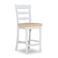 thumbnail image 2 of Linon Kiley White Rush Counter Stool, 2 of 9