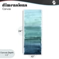 thumbnail image 4 of Stupell Industries Contemporary Cerulean Blend Gradient Canvas Art, 10 x 24, by Allie Corbin, 4 of 8