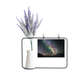 thumbnail image 1 of Galaxy Beautiful Stars Dark Artificial Lavender Flower Vase Bottle Card, 1 of 2