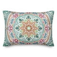 thumbnail image 2 of Creative Products Colorful Blue Orange Medallion 14x20 Indoor / Outdoor Pillow, 2 of 3