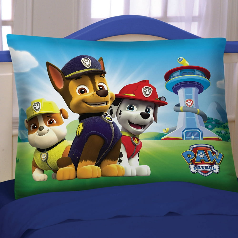 Nickelodeon Paw Patrol Top Puppy Reversible 20" x 26" Pillowcase, 1