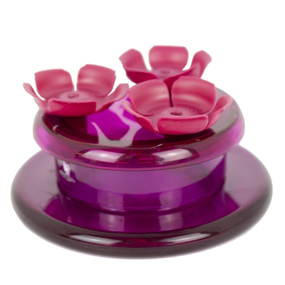 Perky-Pet Purple Hummingbird Handheld & Tabletop Feeder - 2 oz Capacity