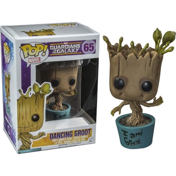 Funko 5253 Guardianes de la Galaxia Pop Vinilo Figura 65 Bailando Groot 10 cm
