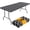 Black, variant on 2 Pack Rectangle Table Cloth 5 Foot, Waterproof Elastic Fitted Tablecloths, Windproof Washable Polyester Table Cover for Picnic, Camping, Outdoor (Black, 30"x60")