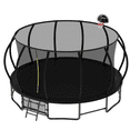 16FT Outdoor Trampoline for Kids and Adults Pumpkin Trampolines with