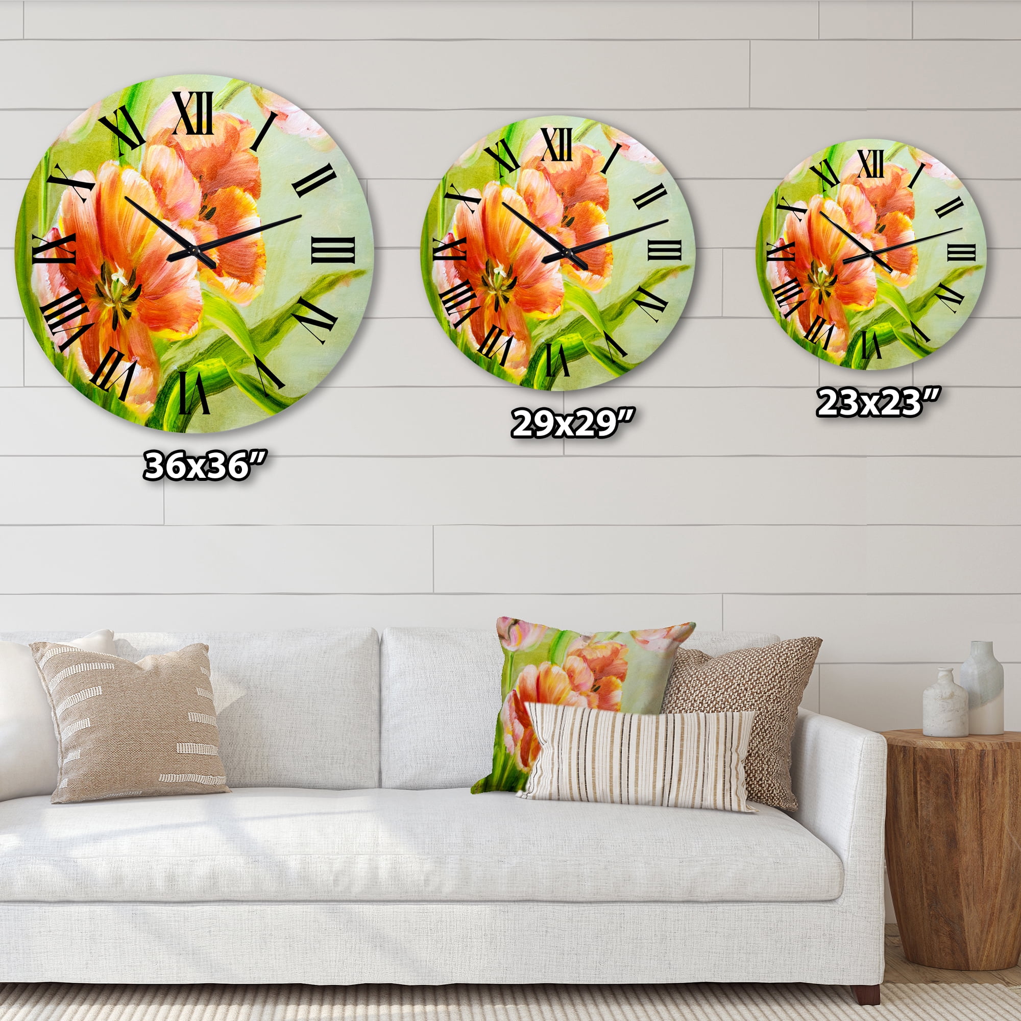 Designart 1 in Quartz Traditional Wall Clock