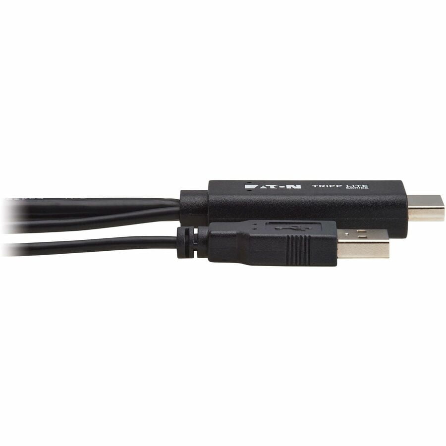 Tripp Lite series HDMI to DisplayPort Active Adapter Cable (M/M) - 4K 60 Hz, USB Power, Black, 2 m - 6.56 ft DisplayPort/HDMI/USB A/V Cable for Audio/Video Device, Monitor, HDTV, Projector, Blu-ray...