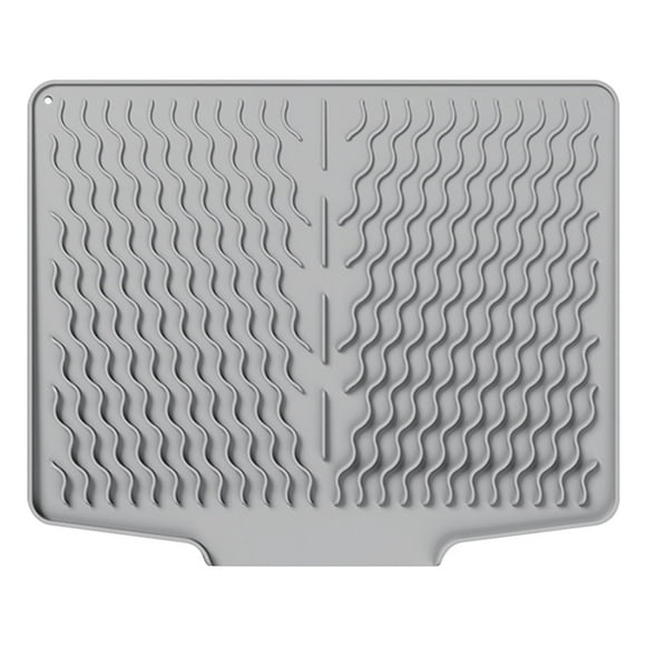 Almohadilla de Silicona para Escurridor de Fregadero Lin250327003 | Tapete Antideslizante Resistente Al Calor para Secar Vajilla con Guía de Drenaje Inclinado | Escurridor de Platos Plegable de Silic