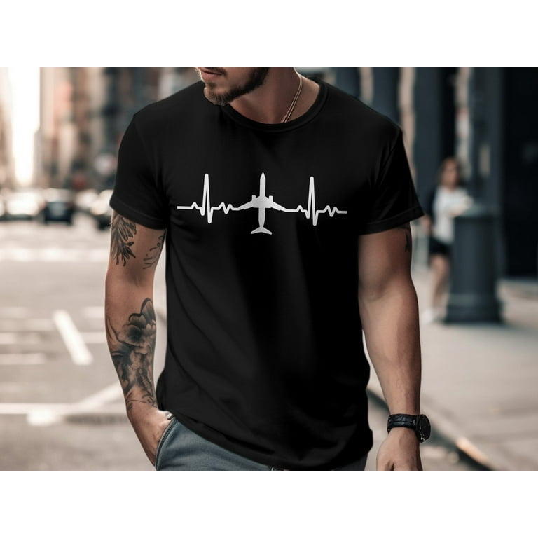 Plane Heartbeat T-Shirt Plane Heartbeat T-Shirt