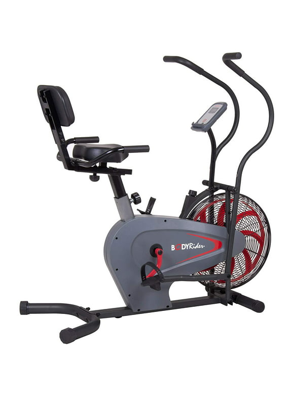 Body Rider BRF980 Upright Fan Bike Manual Resistance, Heart Rate Monitor, Max. Weight 250 lbs.