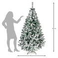 thumbnail image 3 of Árbol de Navidad Naviplastic Glaciar color Verde nevado de 190 cm, 3 of 3