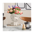 thumbnail image 1 of White Ceramic Flower Vase for Decor,Modern Style Female Form Face Vase,Unique Flower Vase for Home Office Decor -B, 1 of 7