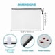 thumbnail image 2 of 18 Pcs A4 Plastic Envelopes (Black, A4 Letter Size), Transparent Mesh D, 2 of 5