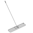 thumbnail image 1 of Patiojoy 46" x 10" Large Lawn Leveling Rake Grass Dirt Surface Landscape Rake w/67" Handle Silver, 1 of 9