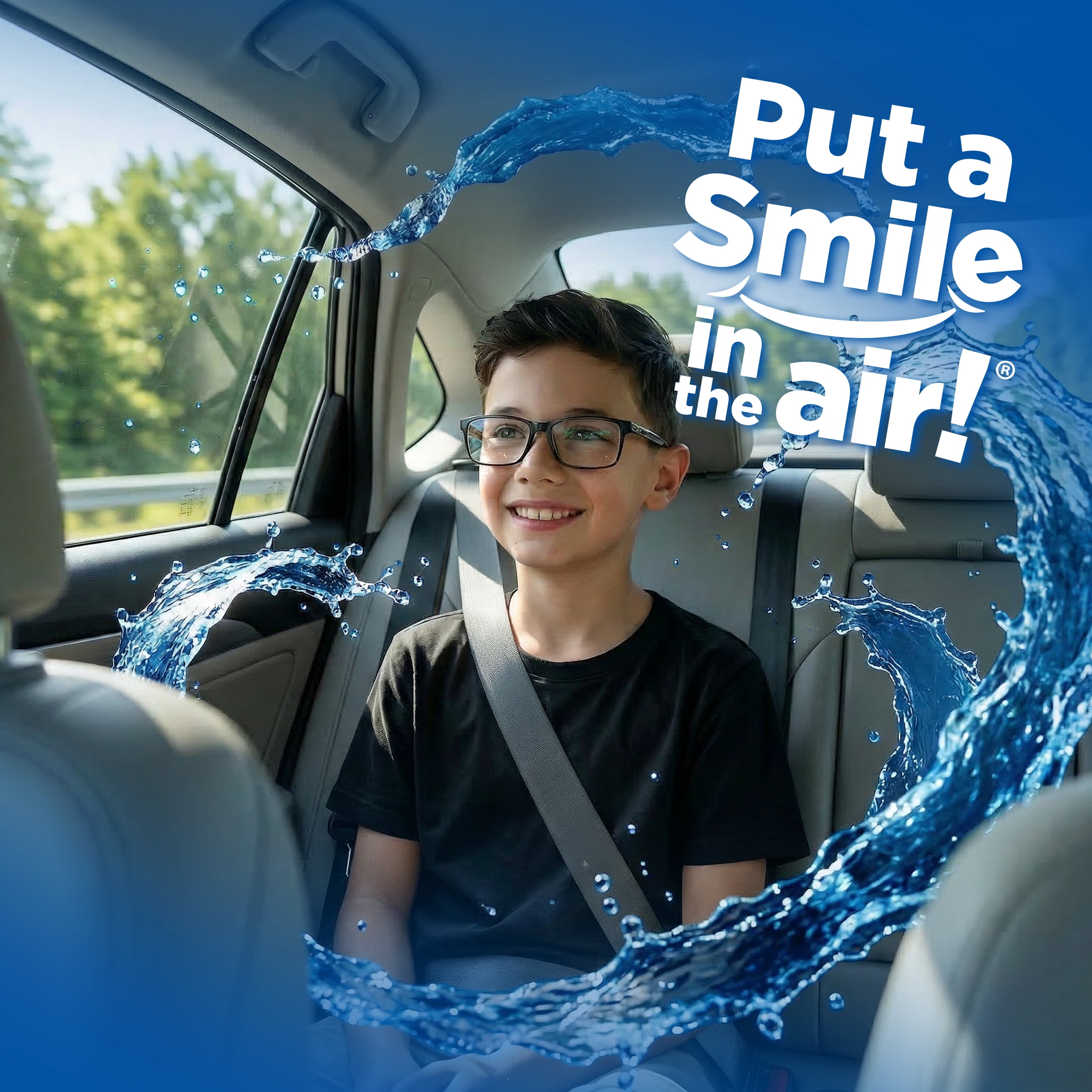 (3 pack) Little Pup 96603 Ocean Splash Scent, Car Air Freshener, Clips to A/C Air Vent, Set of 1