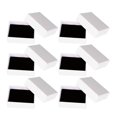 thumbnail image 1 of 10pcs Jewelry Storage Case Container Box Kraft Paper For Earring Ring Ear Stud (white), 1 of 2