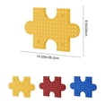 thumbnail image 2 of Puzzle Storage Board, No Drill Wall Mounted Perforated Rack 24x36.2cm Modular Set for Home, Corner Desk with Storage, 2 of 6