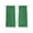 Green, variant on Red Plants Texture Sheer Curtains 54 Inch Length 2 Panels Set, Vintage Country Trees Pattern Voile Window Treatment Rod Pocket Short Kitchen Curtains Drapes for Bedroom 52"x54"x2