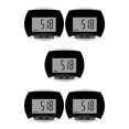 thumbnail image 2 of Toystoory LCD podómetro contador de pasos con clip para cinturón accesorio de ejercicio multifuncional fitness caminar para anciano regalo negro Type2 NO2 Toystoory CBP360616, 2 of 4