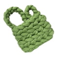thumbnail image 4 of Bolso de mano tejido, bolso de mano de lana, bolso de hombro tejido, bolso de lana, calidad inigualable, 4 of 12