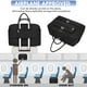 thumbnail image 4 of Bolsa de viaje LUOCIP de gran capacidad negra para mujer, 4 of 6