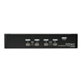 thumbnail image 2 of StarTech.com 4 Ports DisplayPort KVM Switch, 4K 60Hz, Simple Affichage, Double Port UHD DP 1.2 USB KVM Switch avec Hub USB 2.0 Intégré et Audio, Dell, HP, Apple, Lenovo, Conforme TAA - Clavier/vidéo/souris Switch (SV431DPUA2) - KVM / Audio Switch - 4 x KVM / Audio - 1 Utilisateur local - Bureau - AC 100 - 240 V, 2 of 5