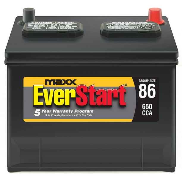 EverStart Maxx Lead Acid Automotive Battery, Group 86