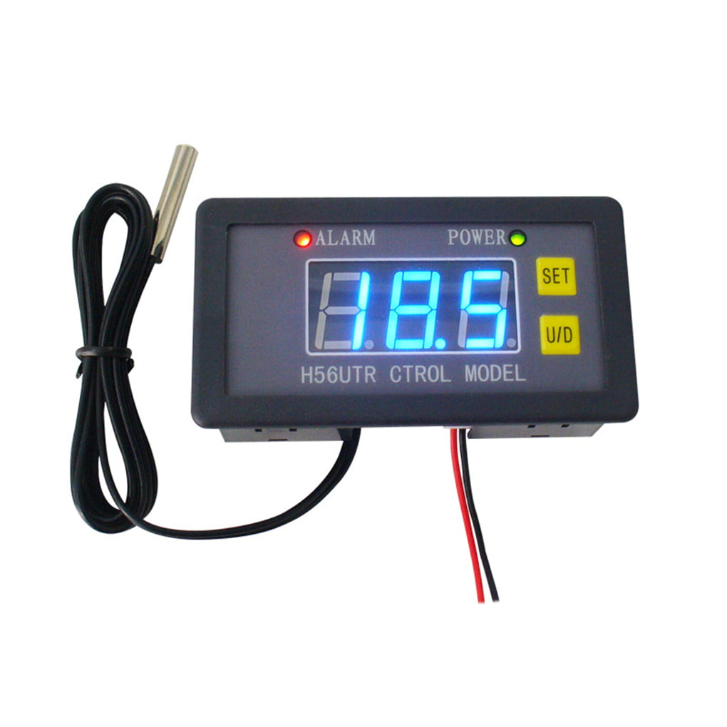 50~110 ℃ Thermometer Temperature Meter Aquarium Sensor DIY PT-6 220V Digital 