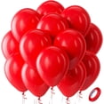 thumbnail image 1 of Ballons Rouges Ballons de Fête en Latex - Lot de 100 Ballons Ronds de 12 Pouces en Hélium Rouge pour la Saint-Valentin, Thème Casino, Mariage, Anniversaire, Décorations de Fête Patriotiques, 1 of 9