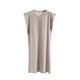 thumbnail image 2 of mfyjkho Vestidos para mujer, Camisón sin mangas holgado y cómodo con almohadilla para el pecho para mujer Vestidos maxi para mujer l, 2 of 3