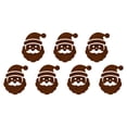 thumbnail image 2 of LED Christmas Wall Decor Light, 7Pcs Wooden Santa Hat Christmas Wall Decor Light Lighted Wall Art for Home Christmas Decor, 2 of 6