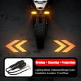 thumbnail image 1 of Motorcycle LED Projection Turn Signal, 27 Light Modes, Waterproof High Brightness Headlight with Turn Signal & Projector Function for Electric Motorcycles, 1 of 8